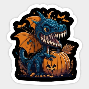 Halloween dinosaur Sticker